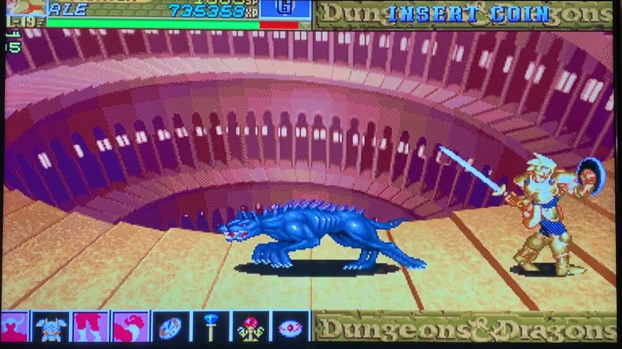 Dungeons and Dragons: Shadow over Mystara stage 10-3 as a Fighter