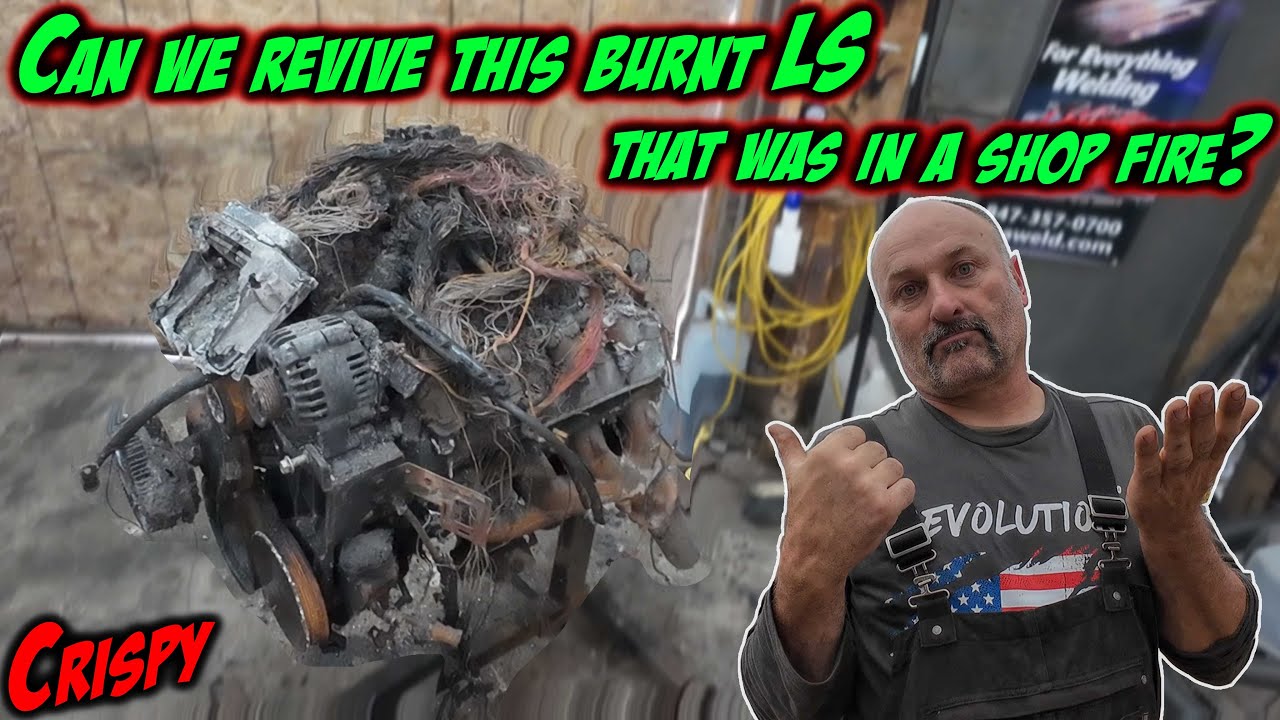 6L LS burnt in a fire!  Can we get it to run ?
