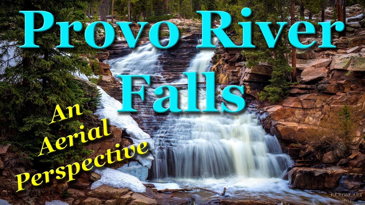 Provo River Falls-Uinta Mountains, Utah USA | DJI Mavic 2 Pro Drone