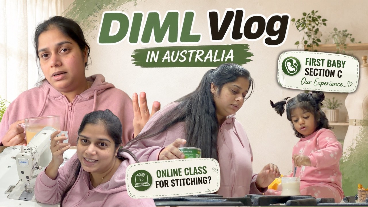 SHOULD I START STITCHING CLASSES? 🤔 | DAY IN MY LIFE VLOG IN AUSTRALIA 🇦🇺 | NADHIRA TAMIL VLOG