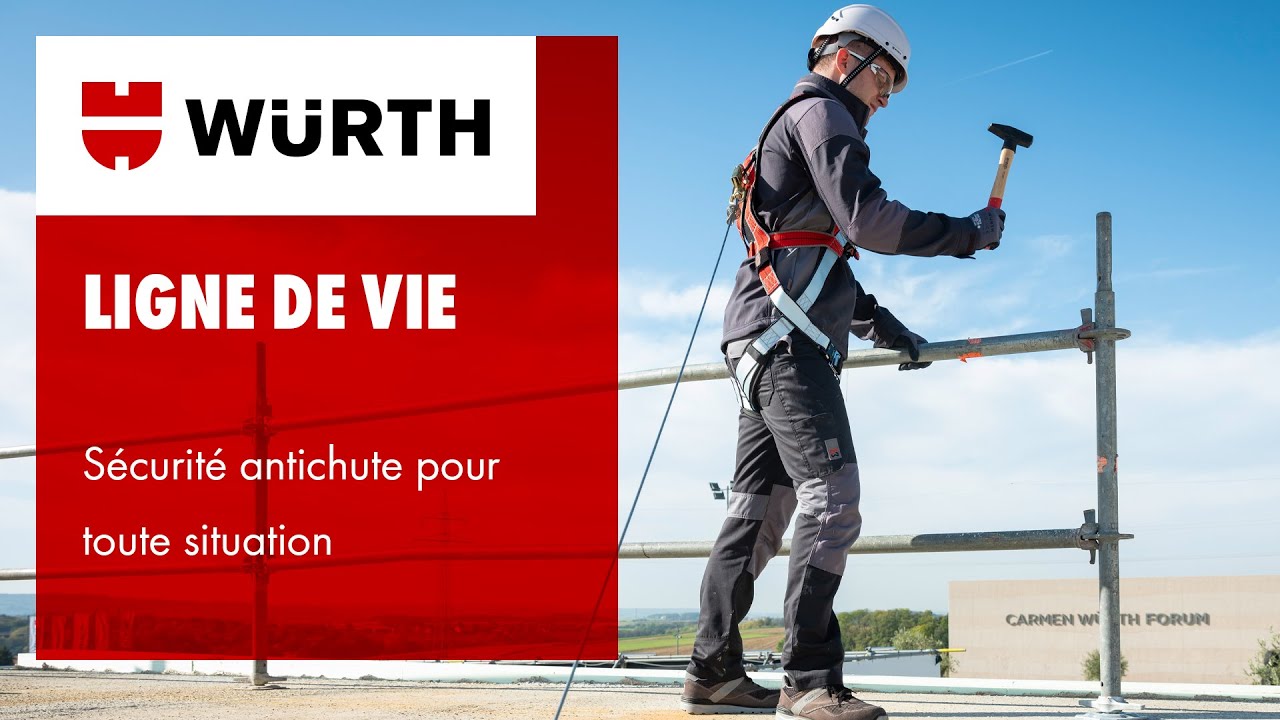 Ligne de vie – Sécurité antichute pour toute situation | Würth AG