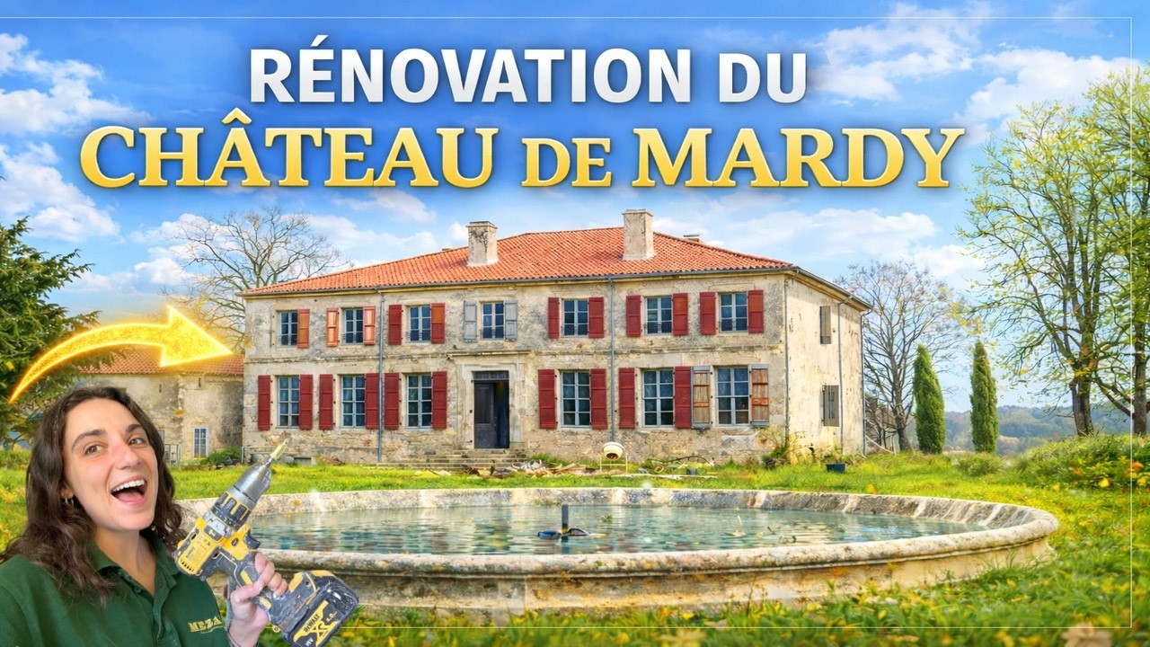 Les travaux du quotidien : RÉNOVATION DU CHÂTEAU DE MARDY ✨