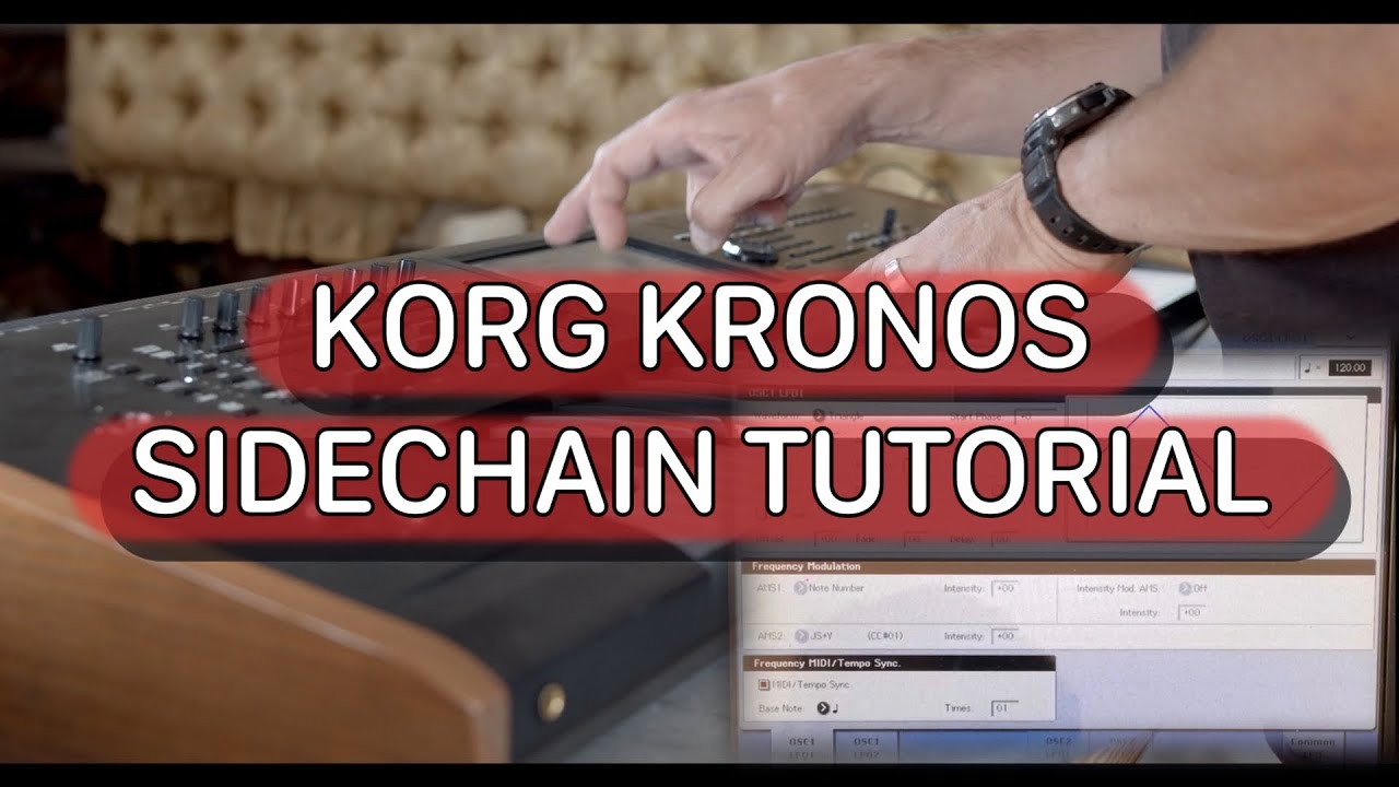 Korg Kronos Tutorial for Sidechaining in a Live or Studio Situation incl. free Patch Download