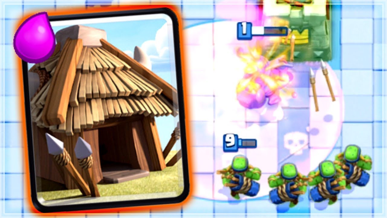 Clash Royale - GOBLIN HUT?! Amazing Deck