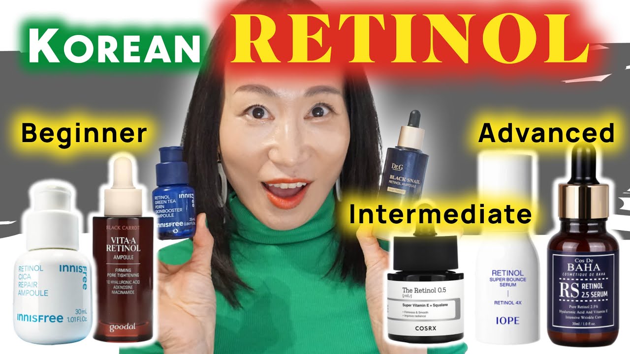 Reverse Aging Fast! My Top Korean RETINOL Serum Picks for Every Level