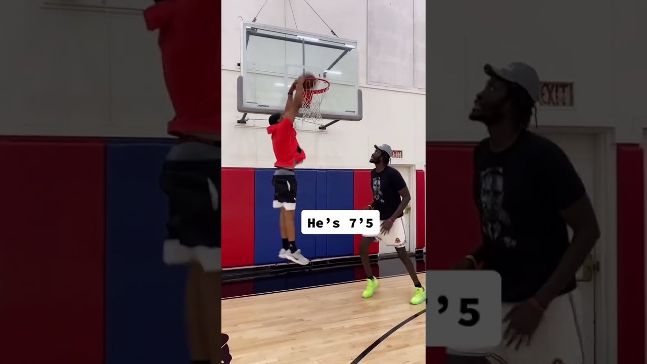Dunk Challenge with 7&rsquo;5 Giant for $500