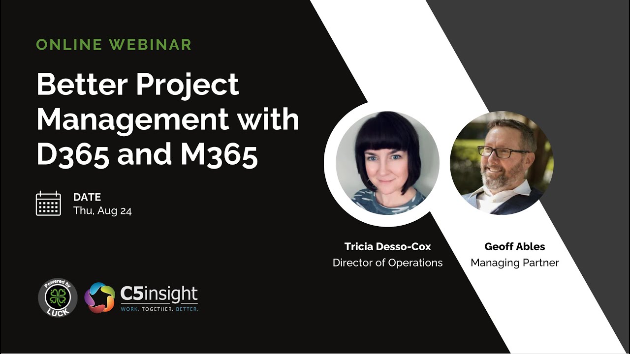 Better Project Management with Microsoft 365 and Dynamics 365