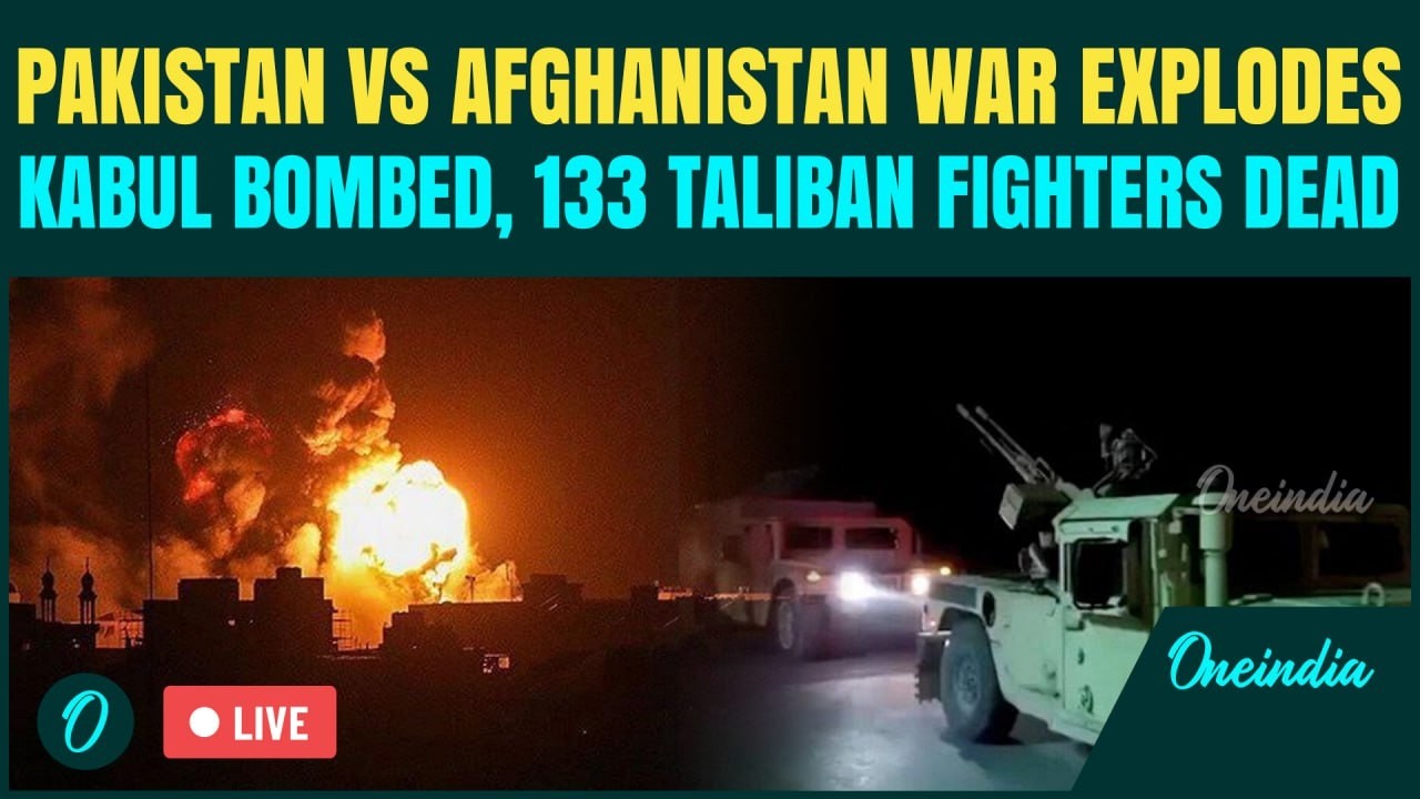Pakistan BOMBS Kabul LIVE | 133 Taliban Fighters KILLED As Pak Declares &lsquo;OPEN WAR&rsquo; With Afghanistan