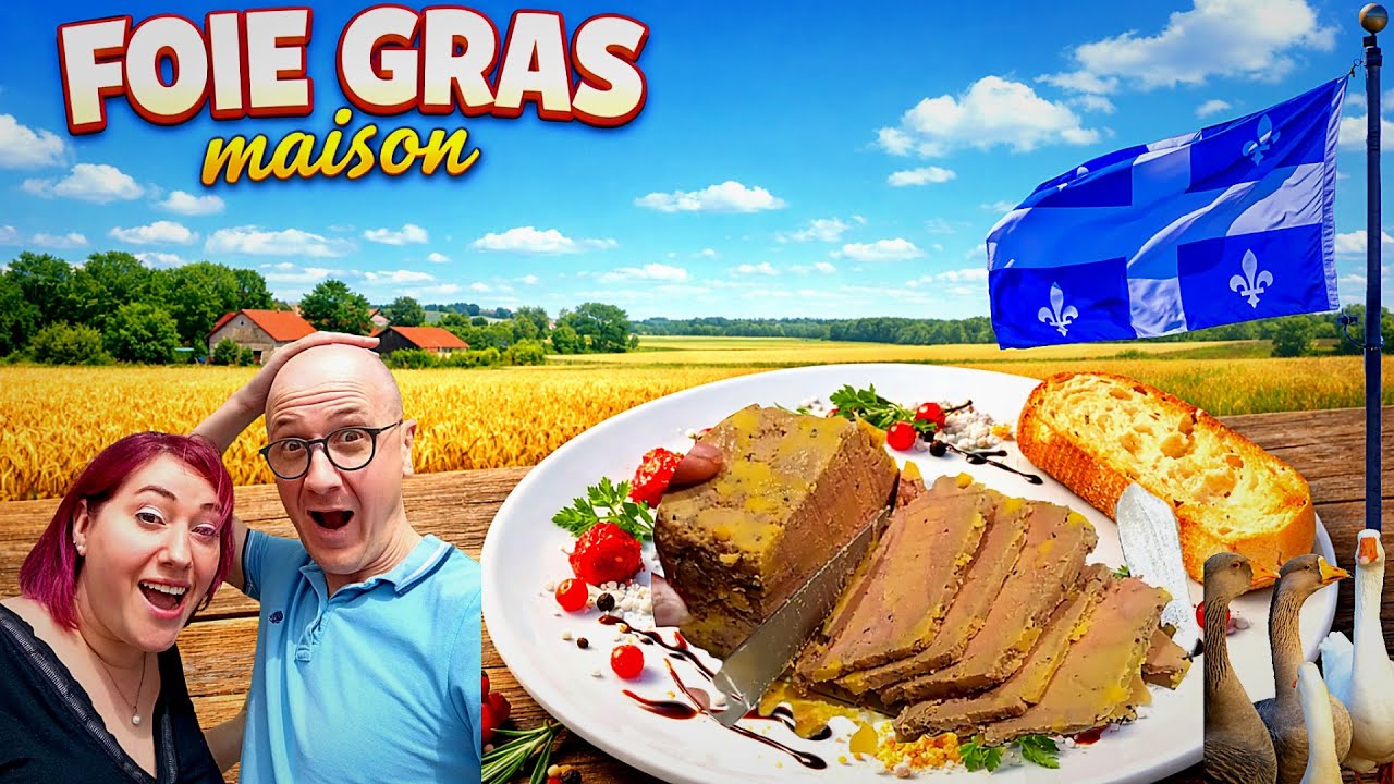 On fait notre FOIE GRAS MAISON de canard avec des PRODUITS du QUEBEC - SPOIL : C'est un DELICE