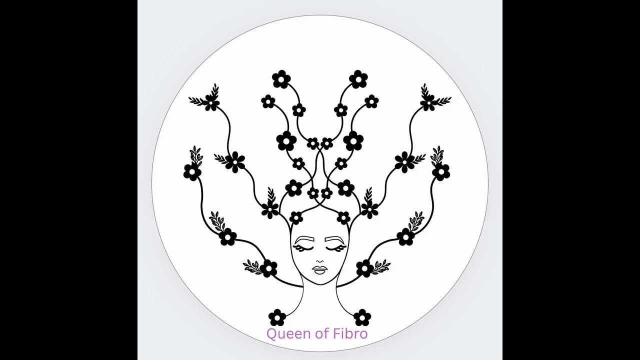 My new Queen of Fibro stickers!!