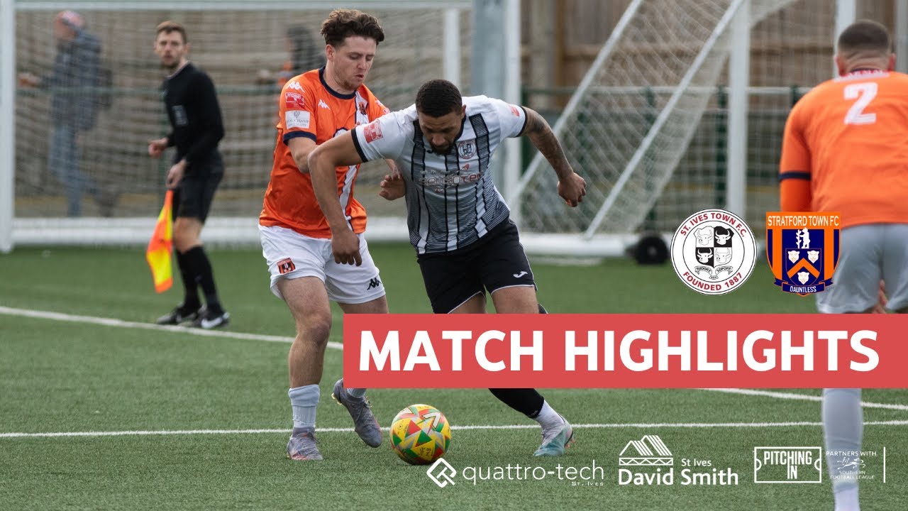 Late defeat against Stratford | St Ives 1-3 Stratford Town | Match Highlights | South Central Div
