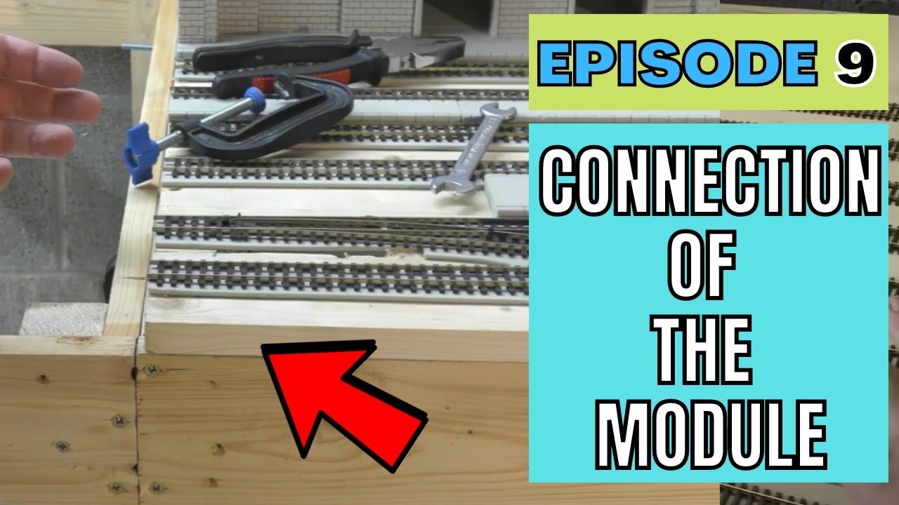 COLLEGAMENTO DEL MODULO DEL PLASTICO FERROVIARIO - (PLASTICO DANIEL #9)