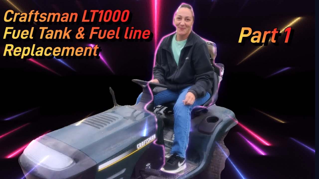 Замена топливного бака и топливопровода для двухмоторного двигателя Craftsman LT1000 21 л.с. Brig...