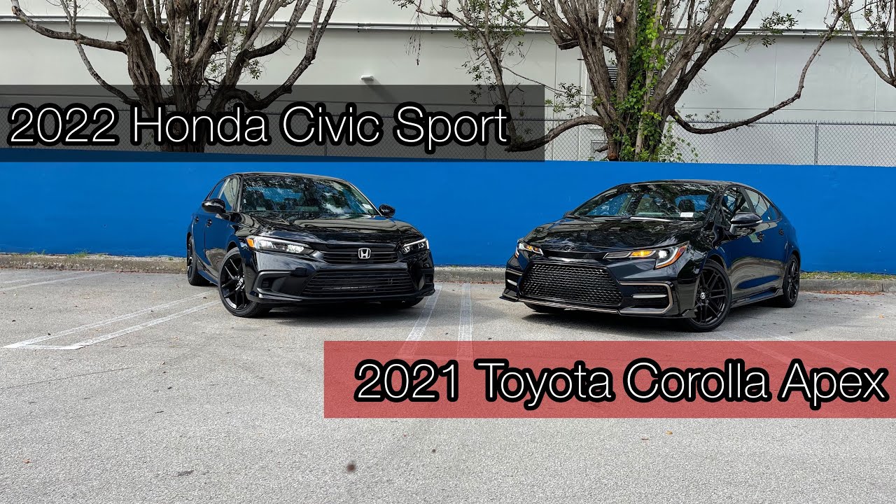 2022 Honda Civic Vs. 2021 Toyota Corolla - Battle For Compact Car Supremacy