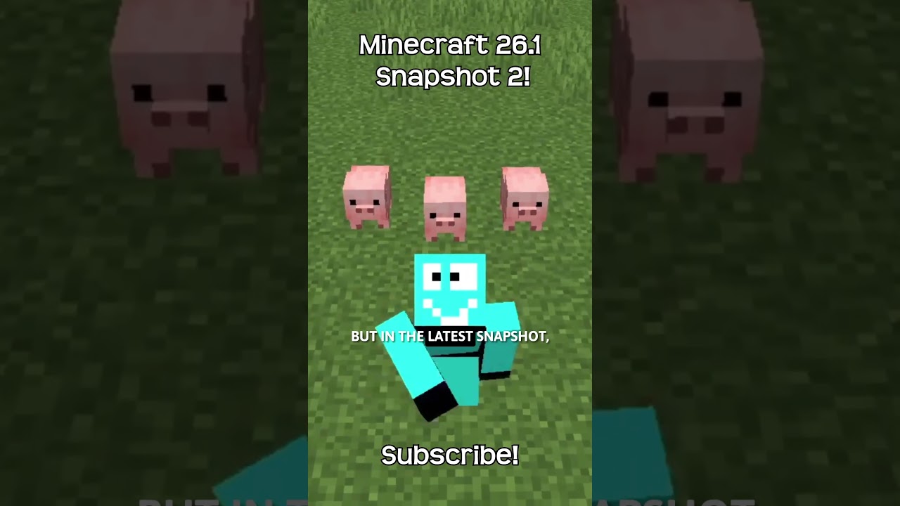 Minecraft's New Baby Pig Model!