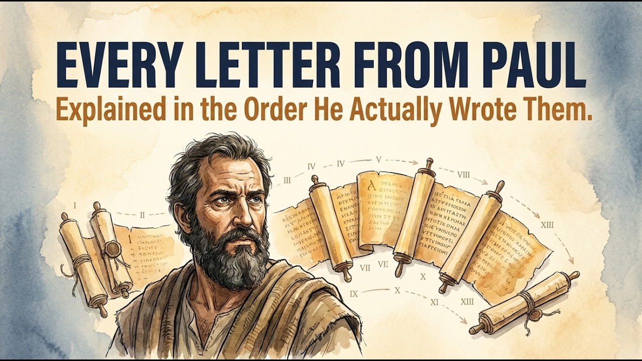 Every Letter Paul Wrote &mdash; Explained in the Order He Actually Wrote Them