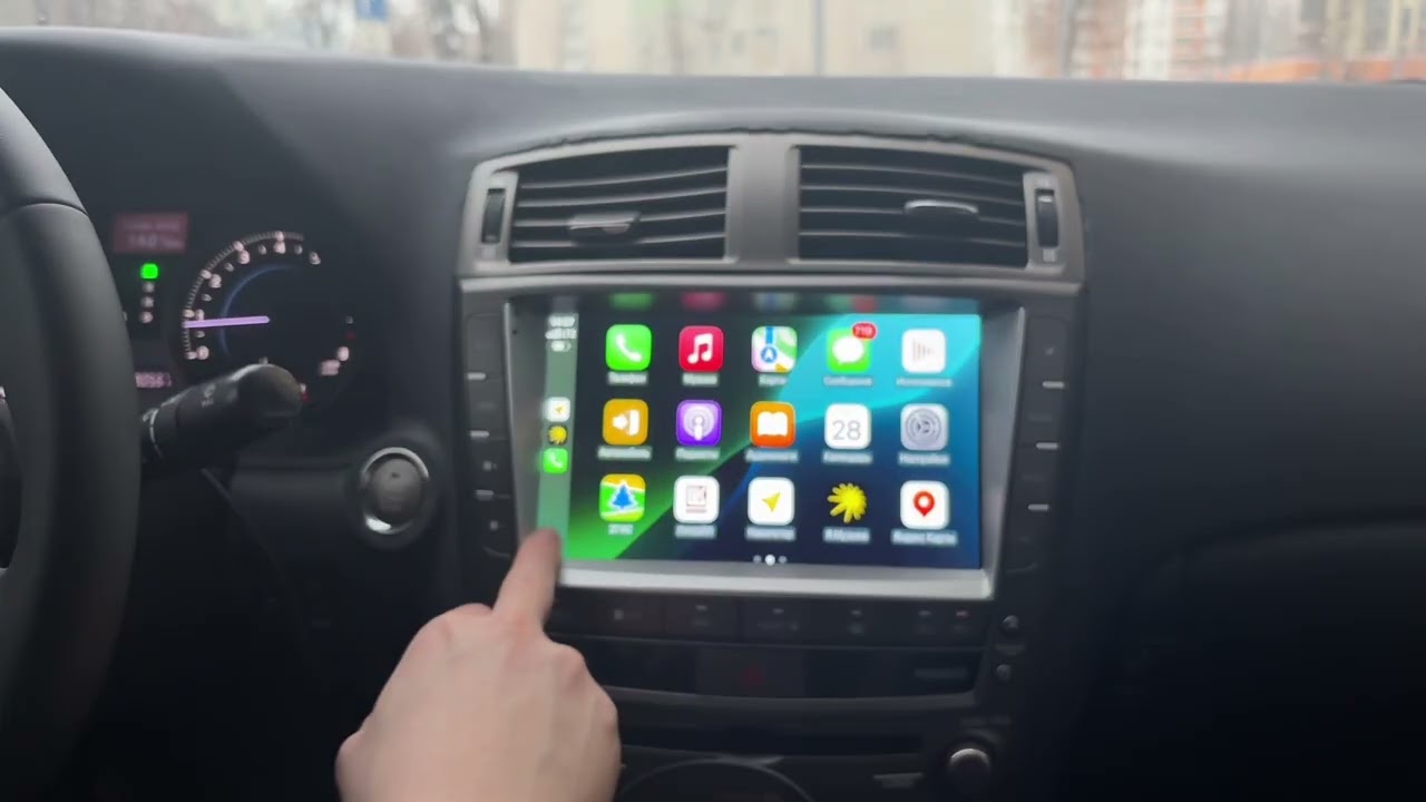 Обзор магнитолы на Lexus is250