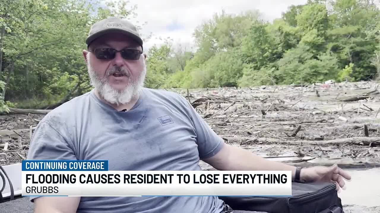 Resident loses home in flood, blames Cache River &ldquo;log jam&rdquo;