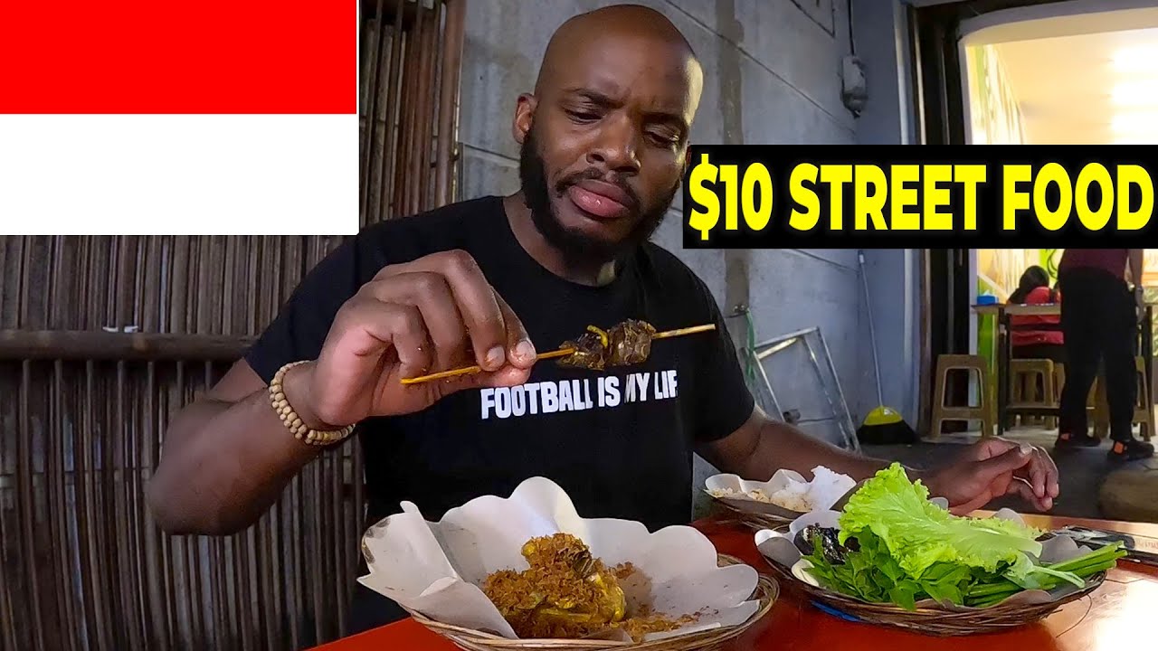 $10 Street Food Challenge in Indonesia 🇮🇩
