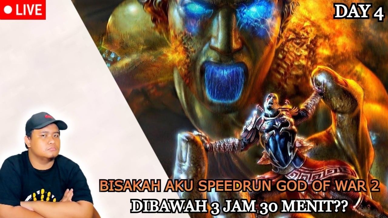 Aku Ngga Akan Menyerah Sebelum Very Hard Glitchless Dapat 3 Jam 30 Menit - God Of War 2 || Day 4