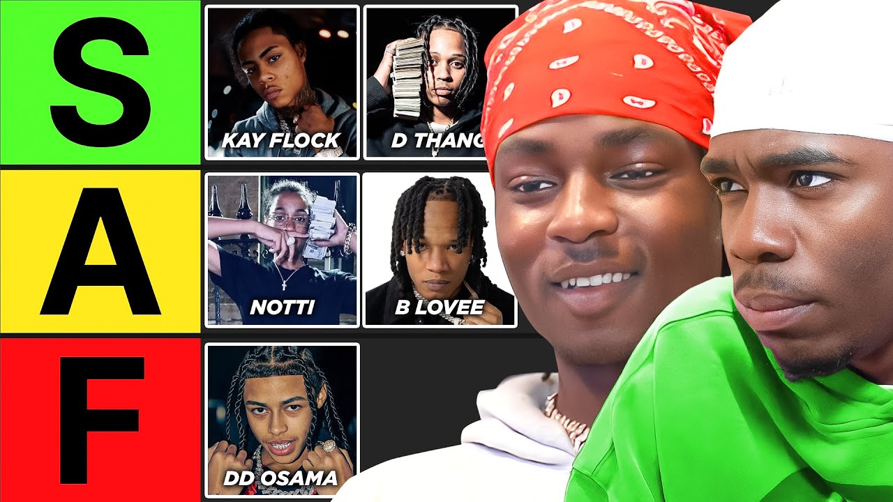Kyle Richh & VBoogie RANK The BEST DRILL Rappers of All Time!