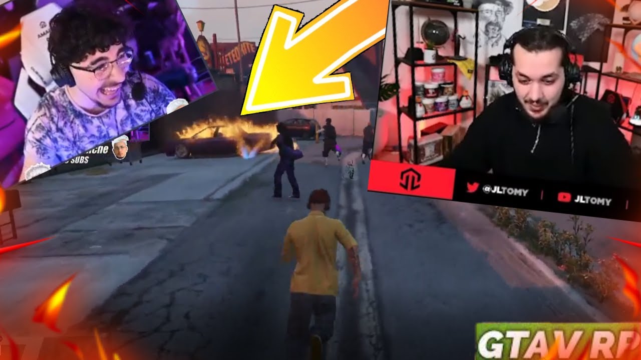 JL TOMA ET AMARU BRULE LA VOITURE DE BALLAS 💥LE NOUVEAU PERSO D'AMINE 🤣 (best of flashback)