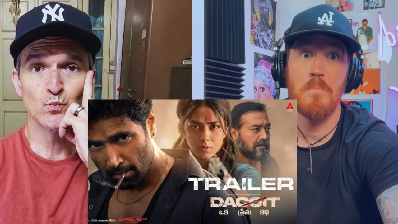 Zwiastun Dacoit (telugu) | Adivi Sesh | Mrunal Thakur | Anurag Kashyap | REAKCJA!!