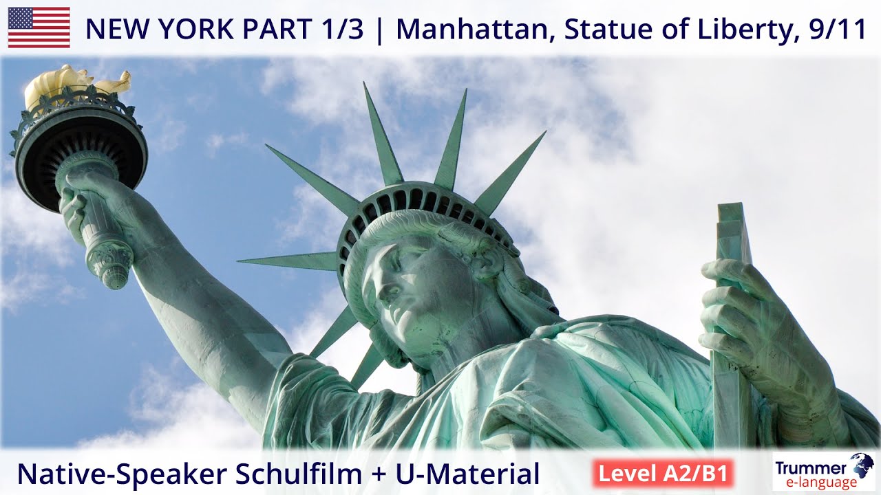 NEW YORK CITY - USA | Native-Speaker Schulfilm Part 1 of 3 + Unterrichtsmaterial (Level A2/B1)