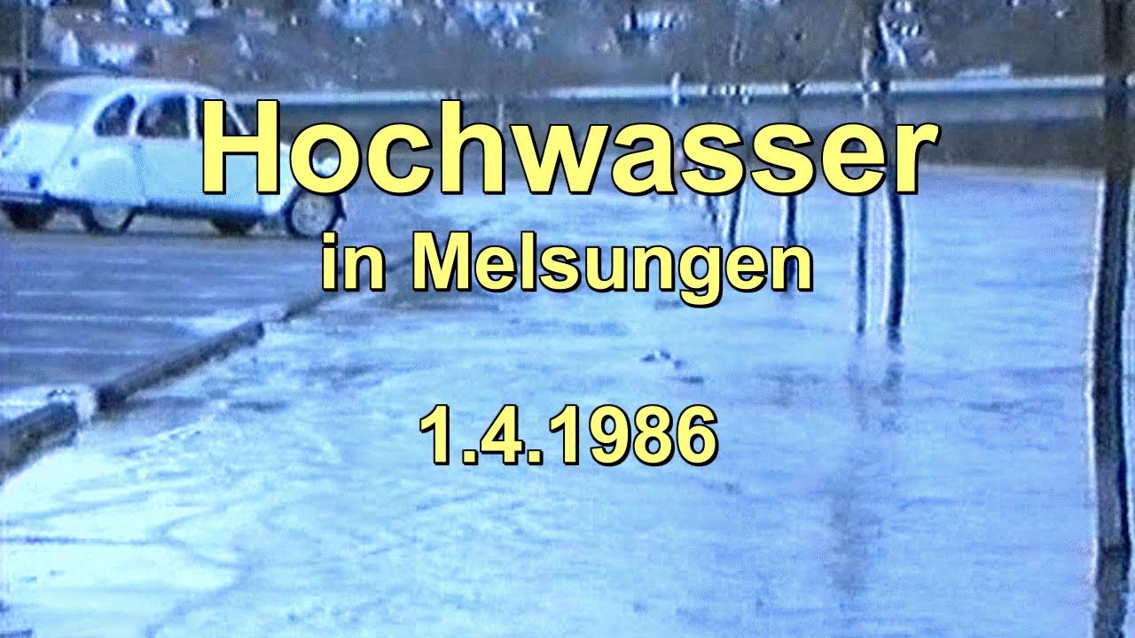 Hochwasser Melsungen 1986