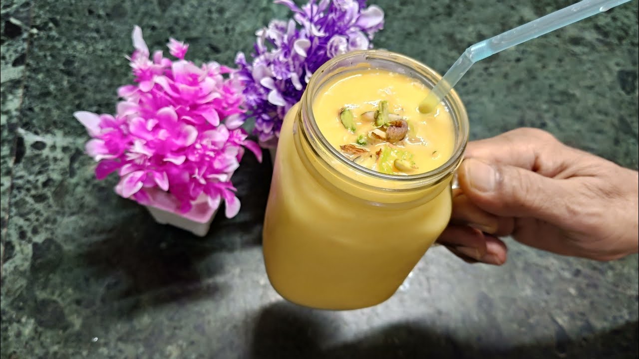 Mango Milkshake | Tasty Mango Milkshake | Milkshake Recipe