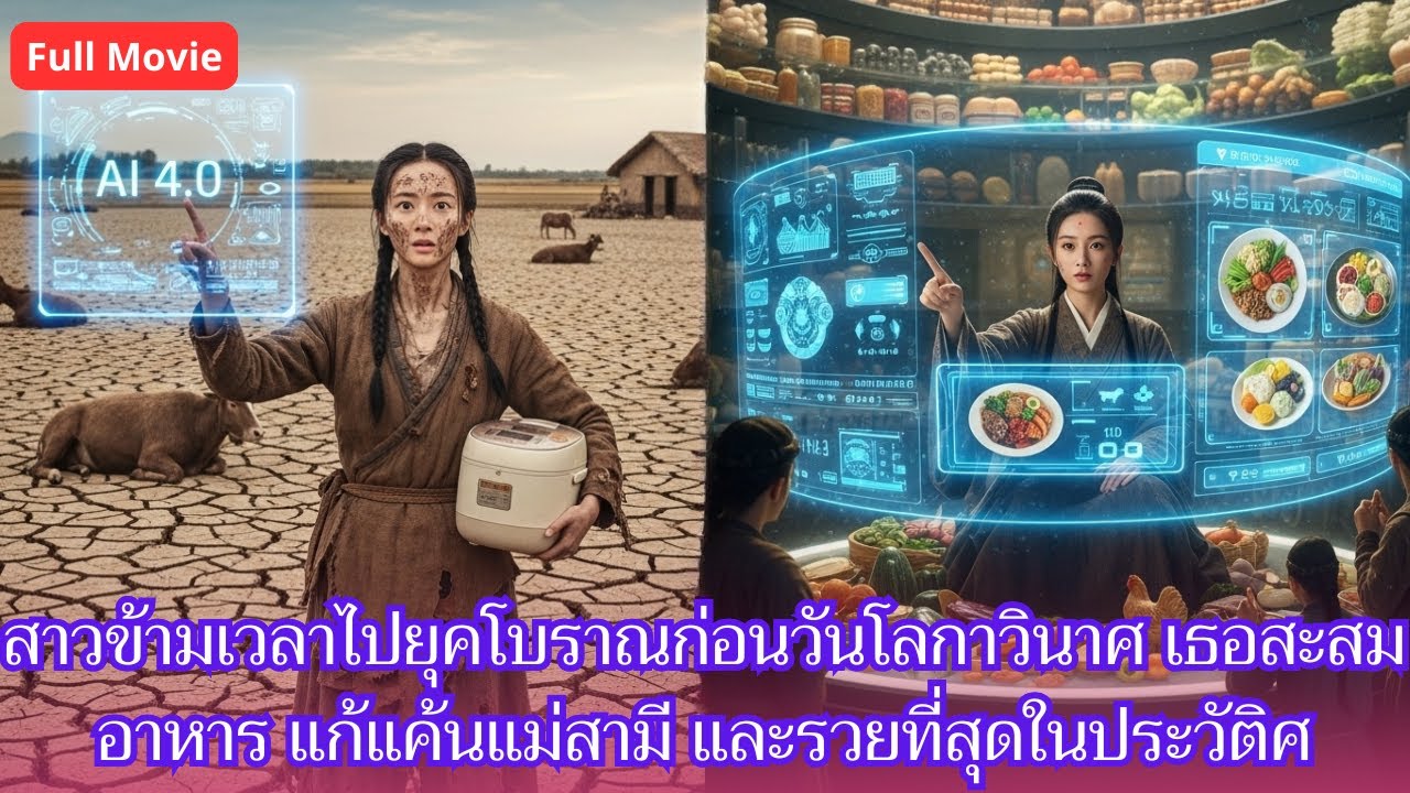 [ซีรีส์จีน] สาวข้ามเวลาไปยุคโบราณก่อนวันโลกาวินาศ เธอสะสมอาหาร แก้แค้นแม่สามี และรวยที่สุดในประวัติศ