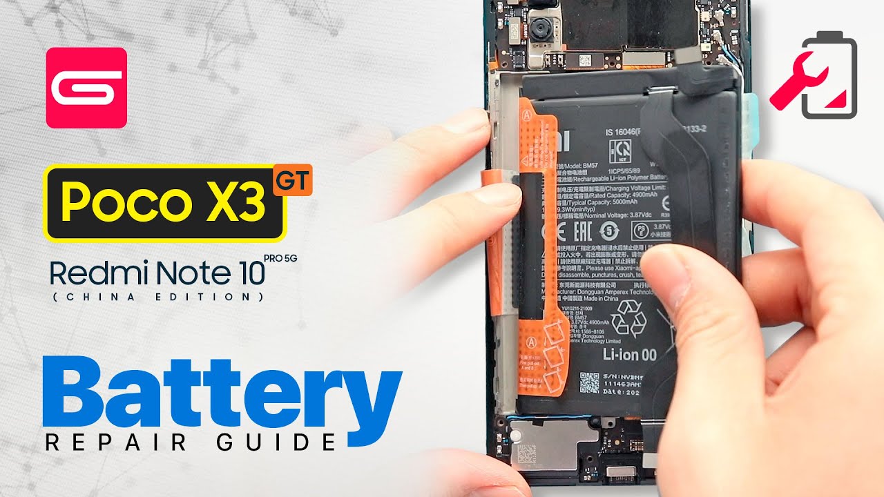 Poco X3 GT Battery Replacement BM57 | Redmi Note 10 Pro 5g
