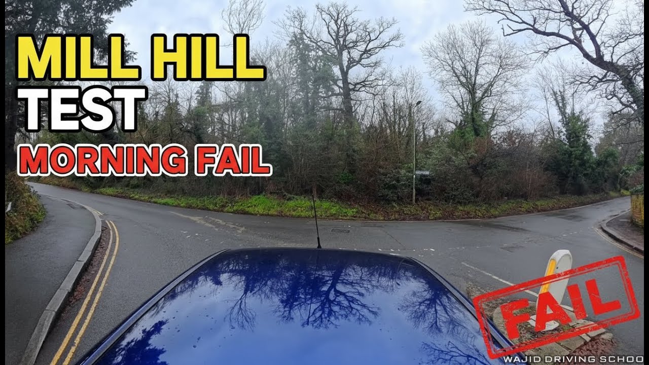 Mill Hill Test FAIL: 6 Faults in 28 Minutes! (Roundabouts, Pedestrian Danger, Examiner Brake)