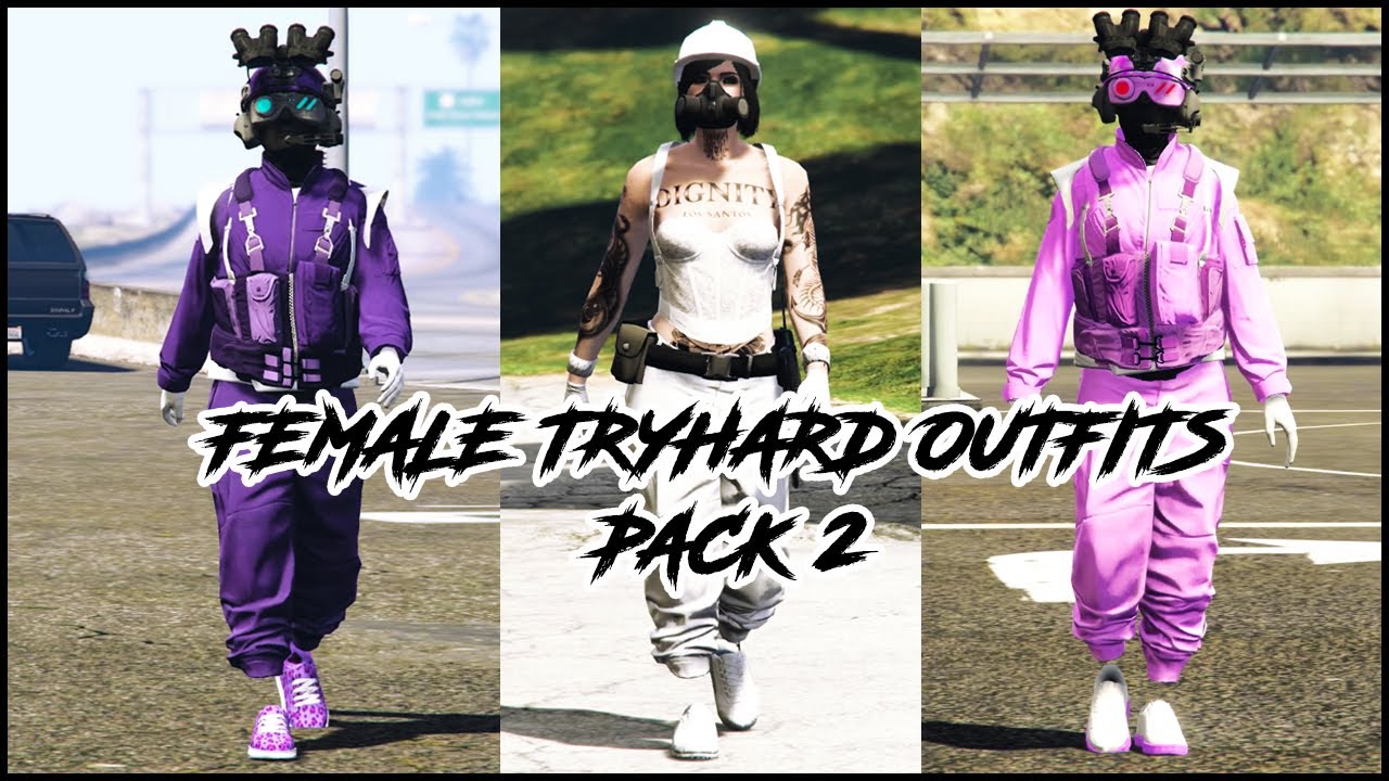 Conjuntos Modeados Femenino GTA V Online [PACK 2] [PS4/XBOX ONE/PC]