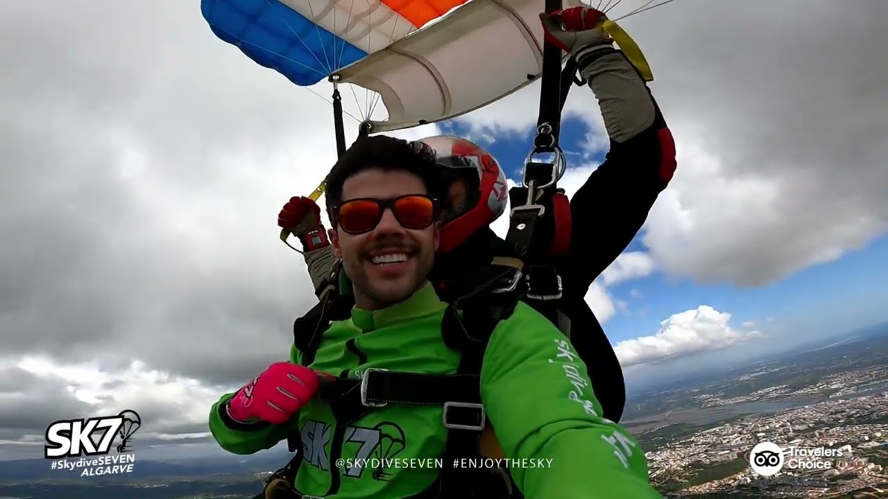 Tandem Skydive Salto de Paraquedas Algarve Nelson