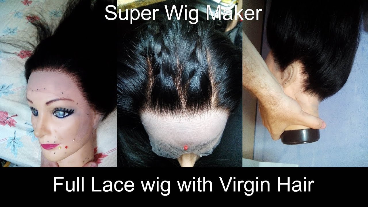 Custom full lace wig with virgin hair
