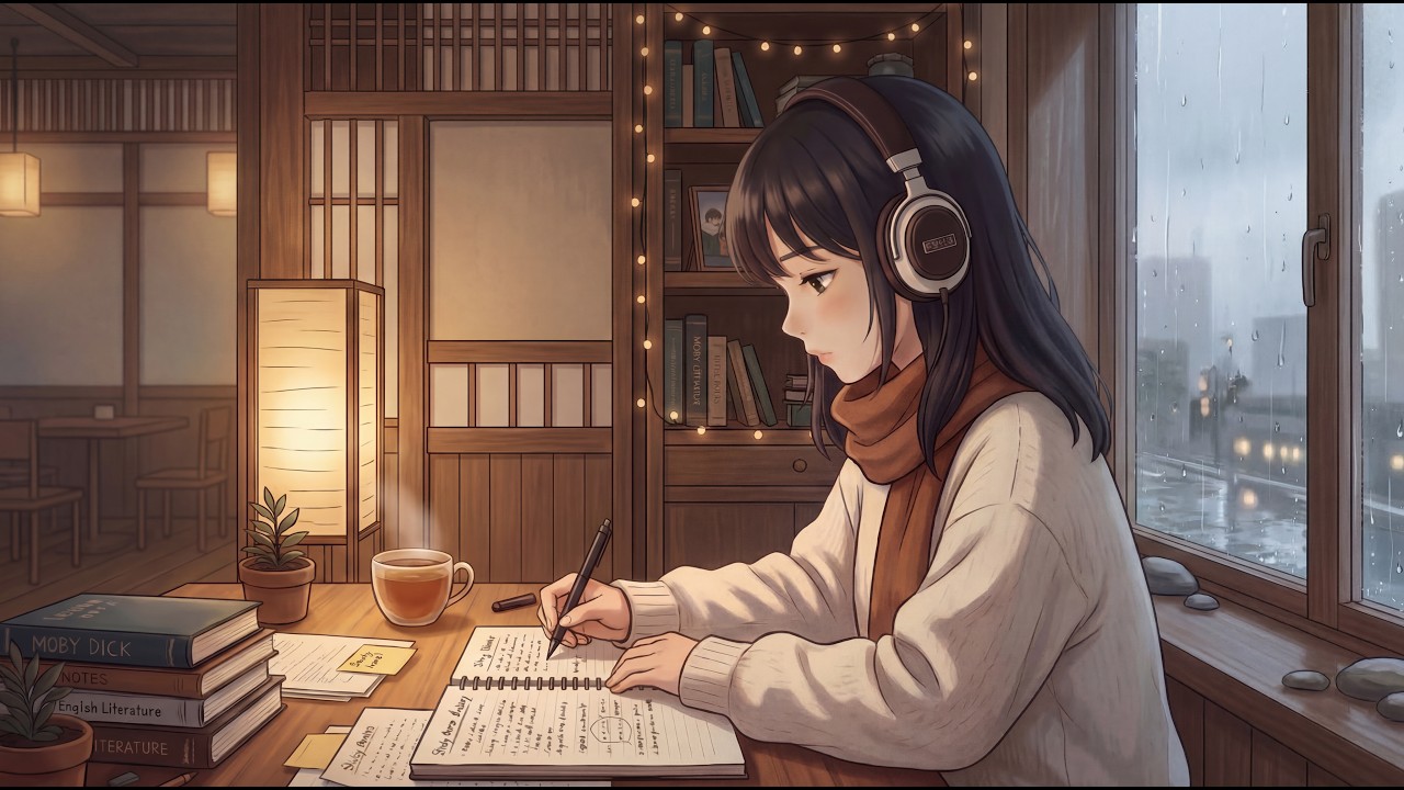 lofi hip hop ☕ beats to study/relax to - Rainy Afternoon Tokyo ☔