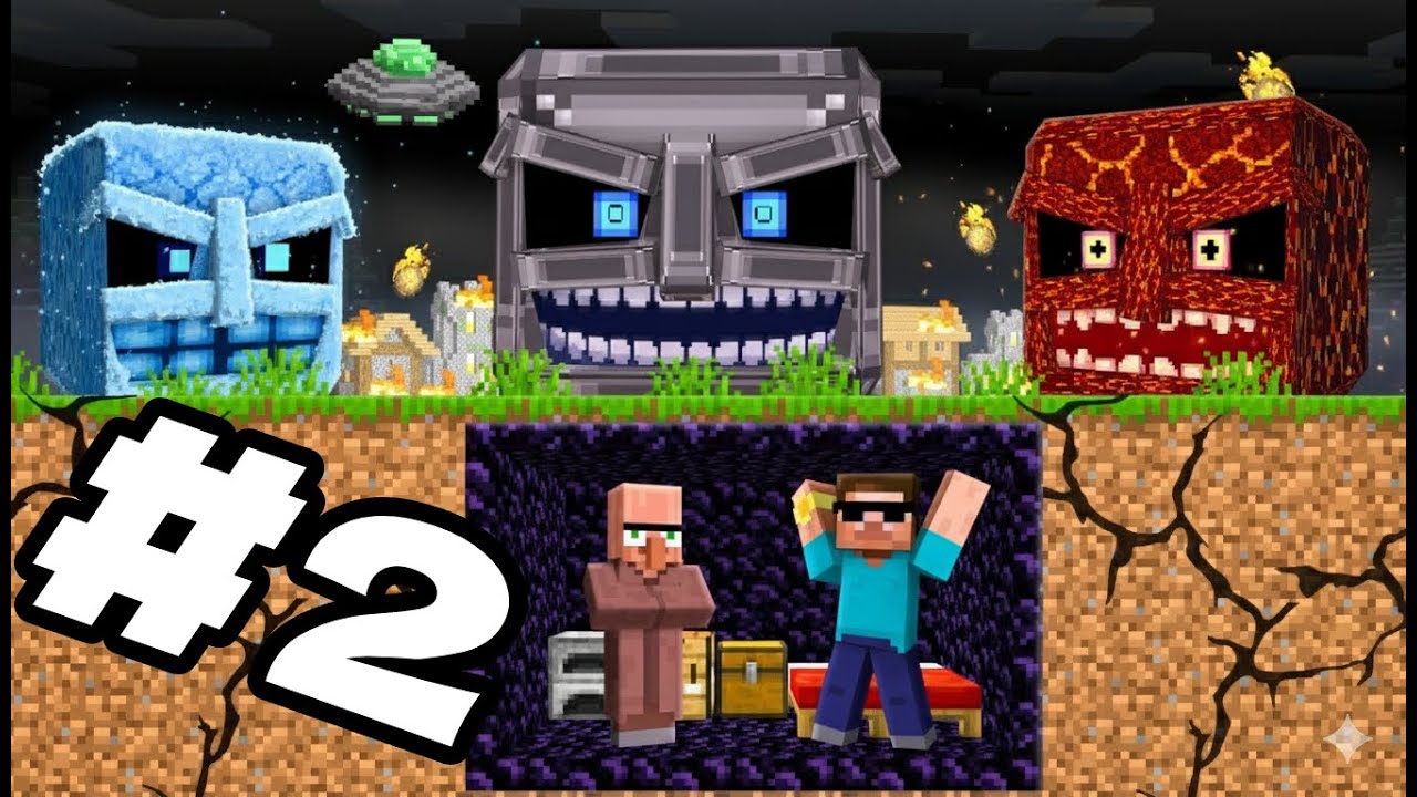 Minecraft'ta Şeytan Ay'dan Kurtulmak İçin Bir Sığınak İnşa Ettik!! #2