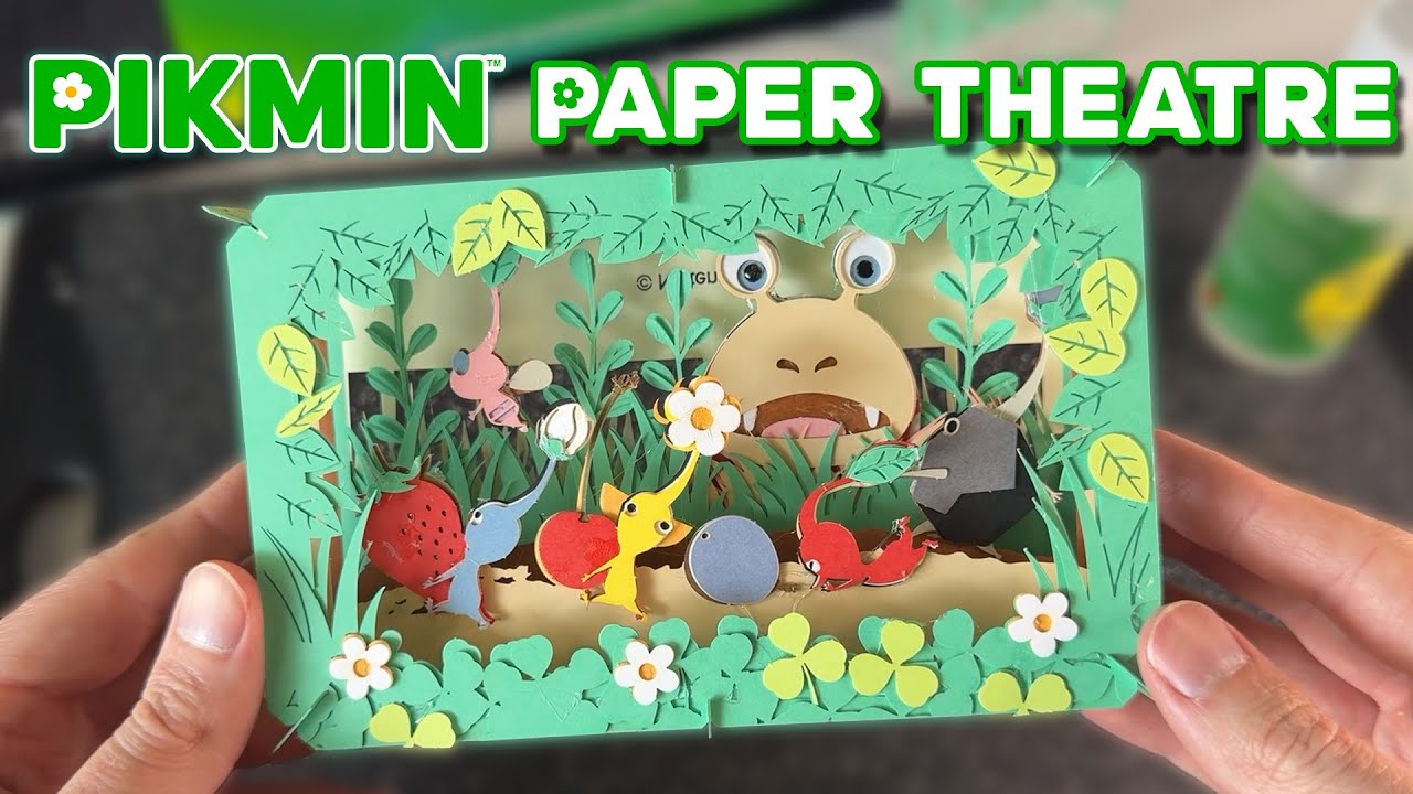 Pikmin Paper Theatre - Таймлапс полного процесса сборки (PT-L89)
