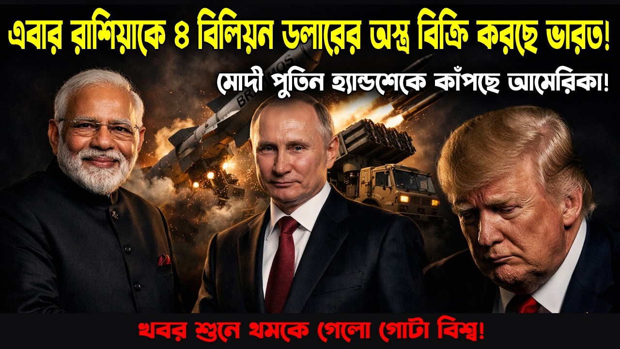 ভারত এবার রাশিয়াকে অস্ত্র বেচছে? ৪ বিলিয়ন ডলারের মহা-চুক্তি! 🇮🇳🇷🇺 | Odvut Othocho Bastab