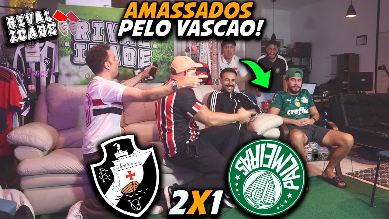React Vasco 2x1 Palmeiras | Melhores momentos | Gols | Brasileirão