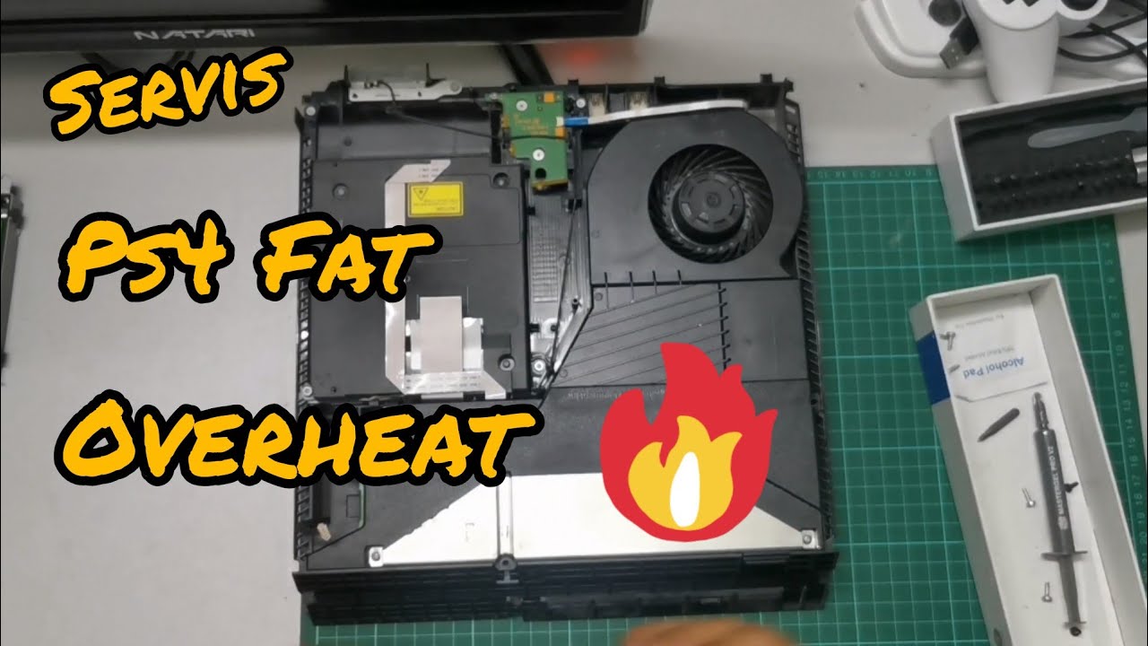 Cara Buka Ps4 Fat | Servis + Thermal paste