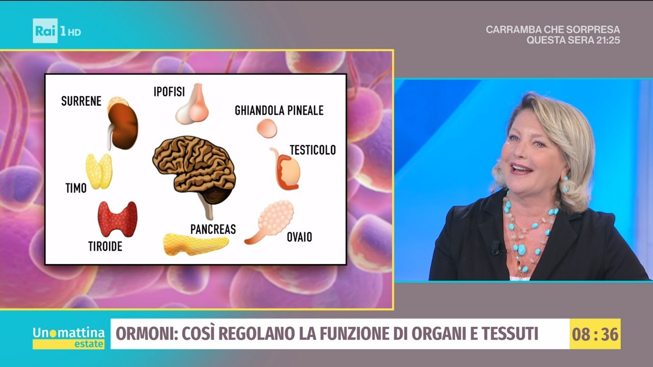 Ormoni: cos&igrave; regolano la funzione di organi e tessuti - Unomattina estate - 27/07/2021
