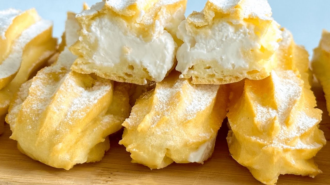 🎄Эклеры без сахара, без пшеничной муки! Быстрый и полезный десерт для всей семьи!