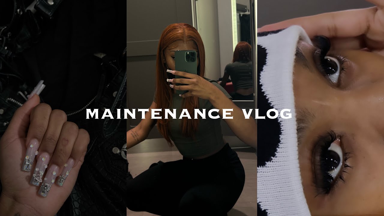 видеоблог по обслуживанию ✰ установка парика, наращивание ногтей, ресниц, коррекция бровей нитью ...