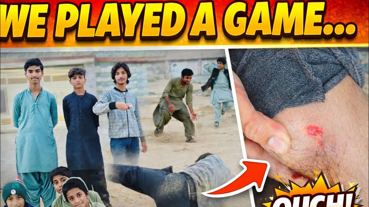 Playing games with friends … ma gir Gayá 🥲😂