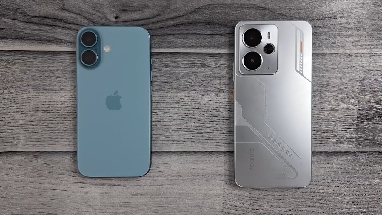 iPhone 16 Vs Realme 14 5G Speed Test Comparison 