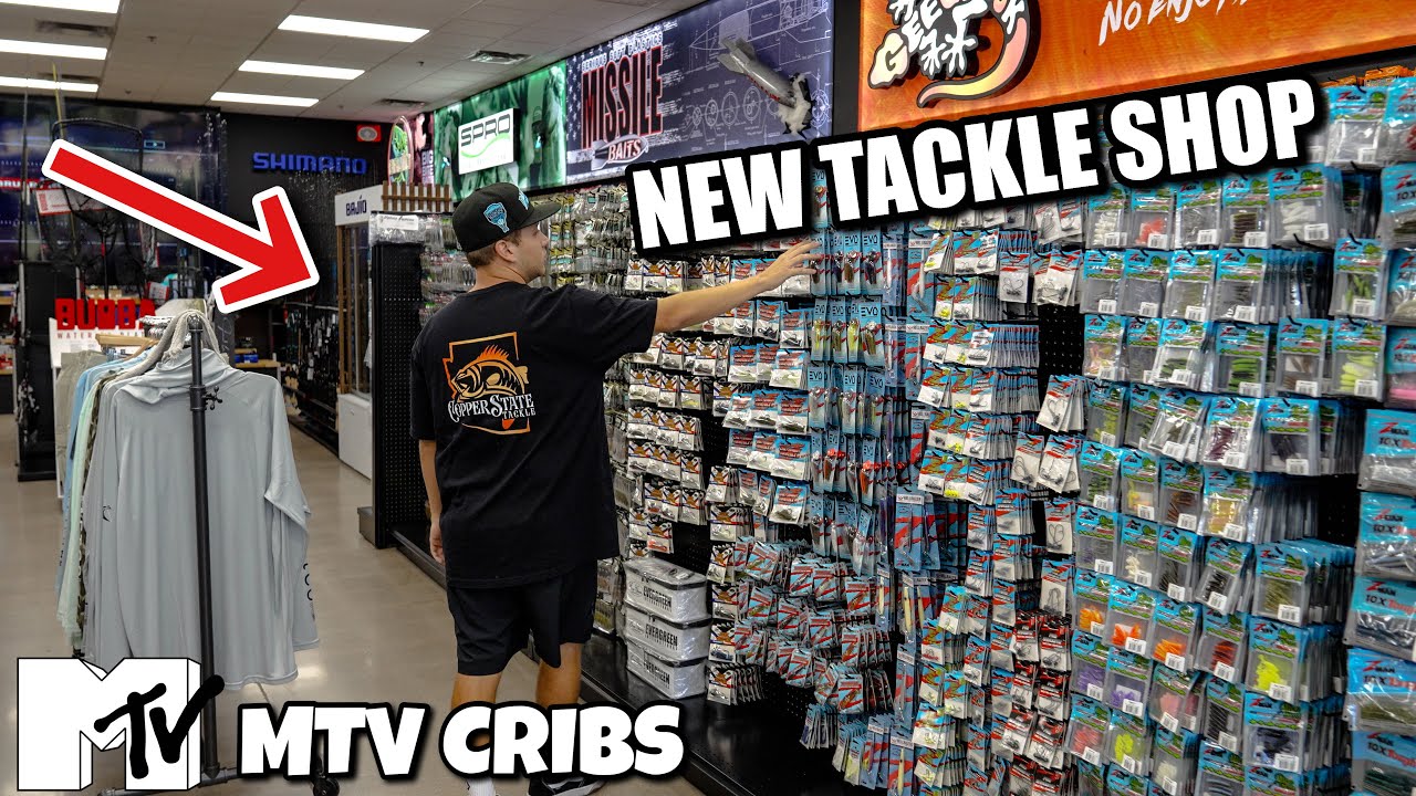 We just opened one of the CRAZIEST Tackle Shops in the WORLD I MTV Cribs (Full Tour)