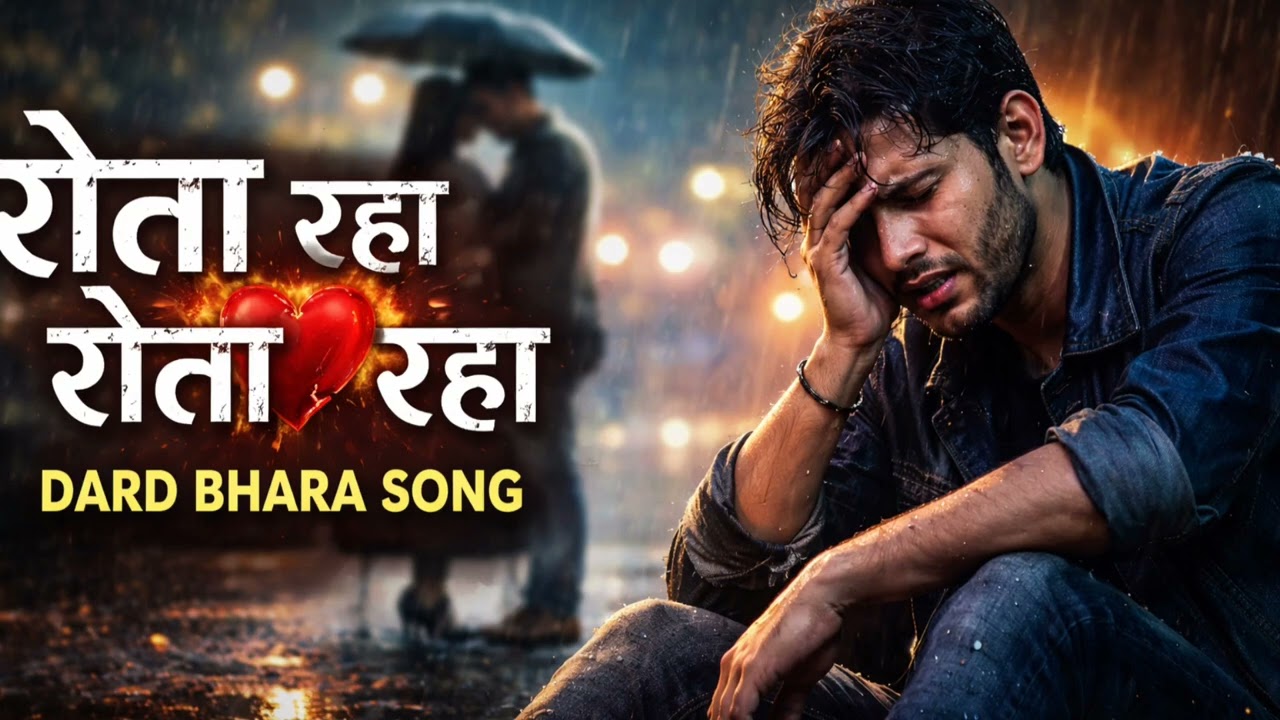 रोता रहा रोता रहा😥😥😥 #new #sad bewafai #hindi #song