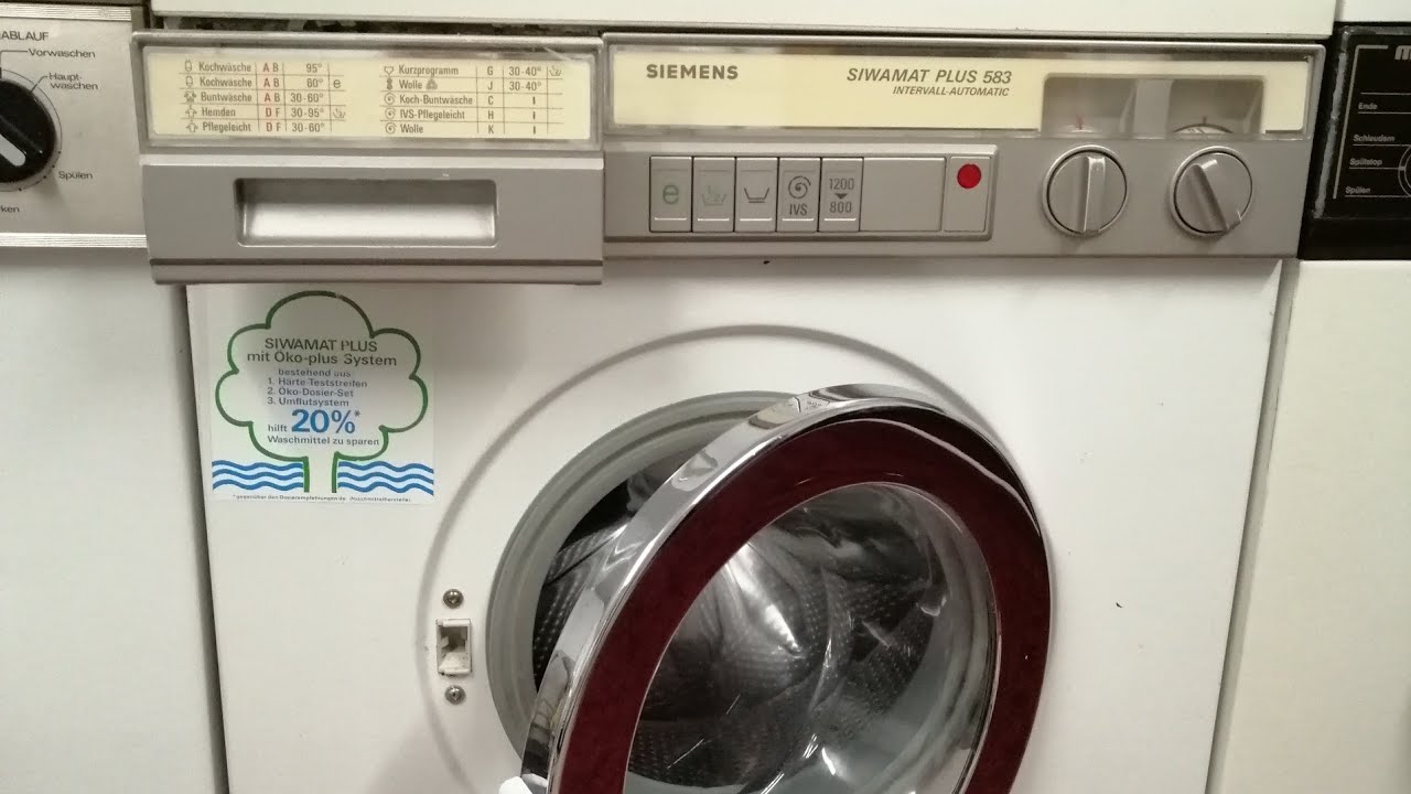Siemens Siwamat Plus 583 Intervall Automatik Waschmaschine